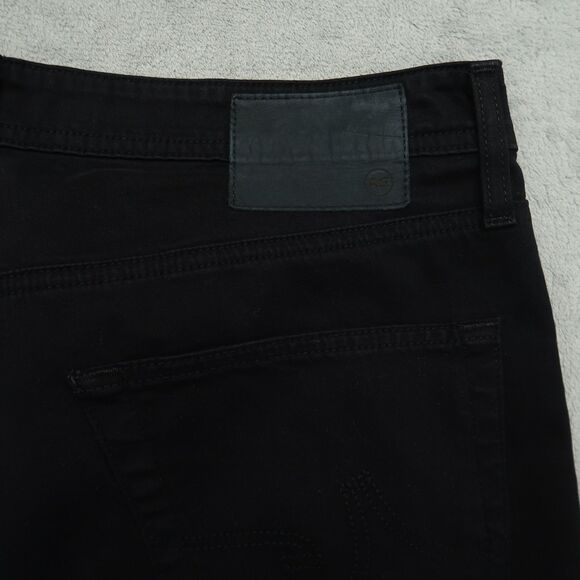 Adriano Goldschmied Jeans Mens Size 33x34 Black Protege Straight Stretch Denim - Picture 9 of 16